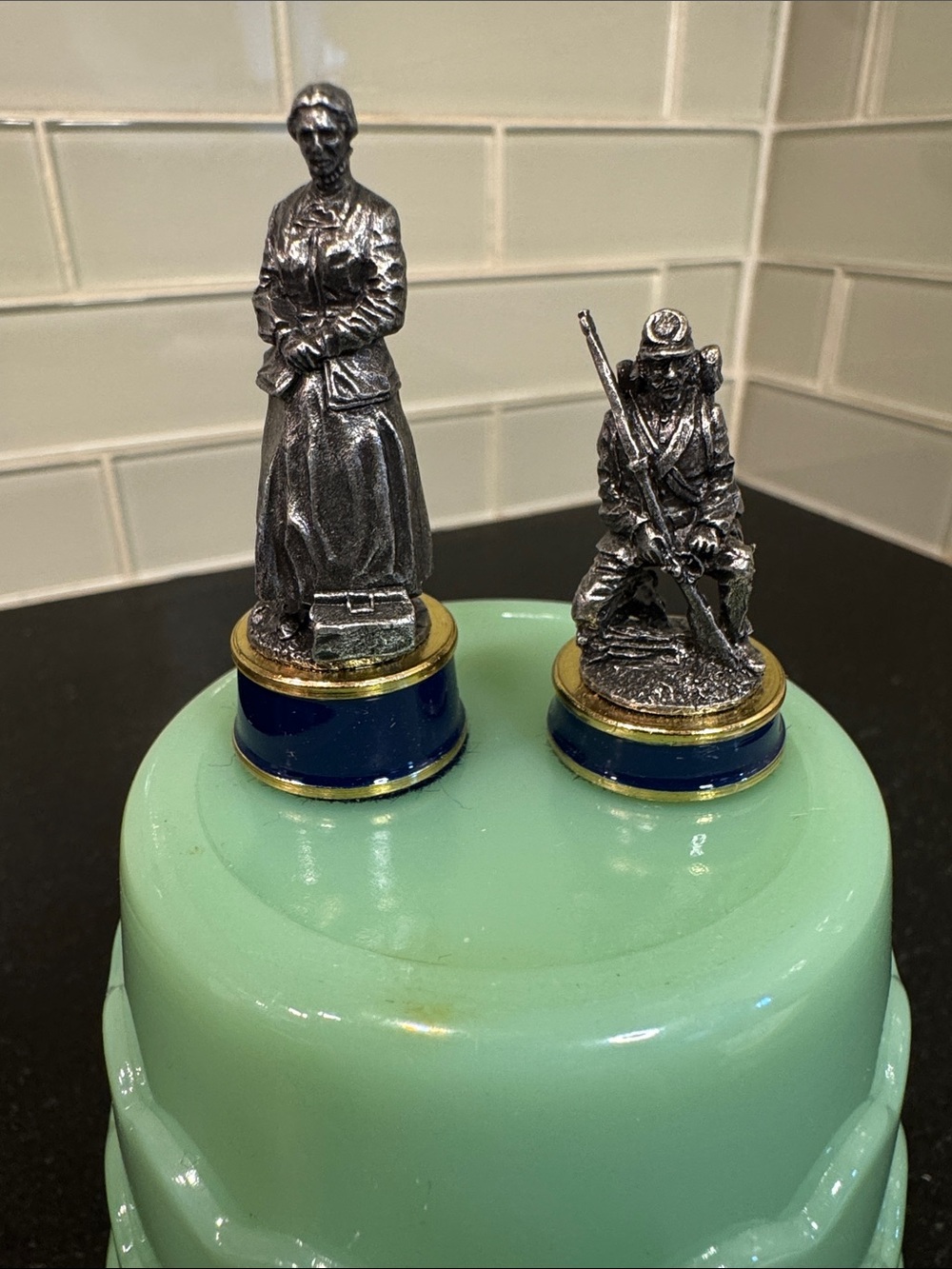 Franklin Mint Civil War Chess Pieces: The Union Queen- Clara Barton & Pawn